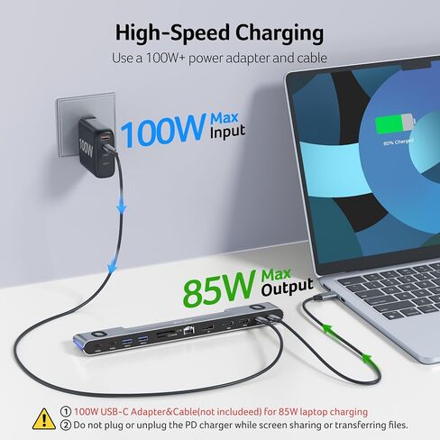 Acer Docking Station 3 Monitors, Laptop Docking Station Stand with 2HDMI+DP in Kuwait