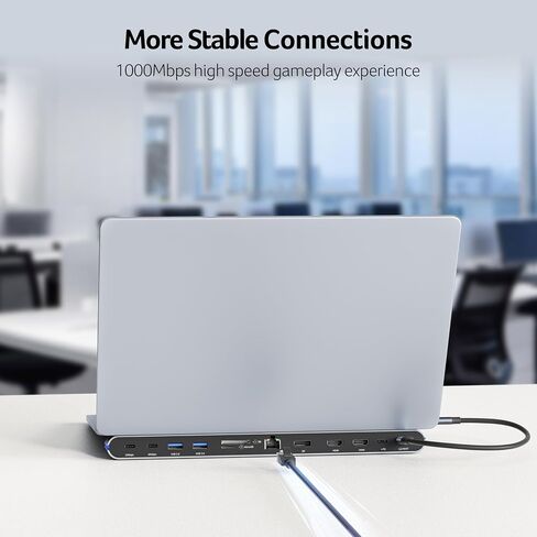 Acer Docking Station 3 Monitors, Laptop Docking Station Stand with 2HDMI+DP in Kuwait