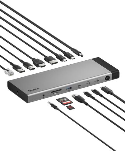 Belkin 140W Thunderbolt™ 5 Dock, 14-in-1 Docking Station, 4K@144Hz Display in Kuwait