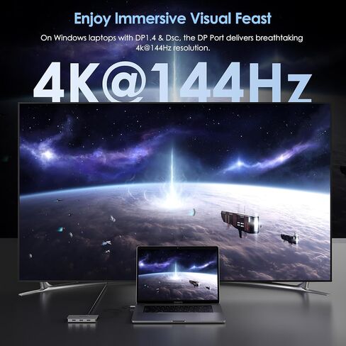 WAVLINK Laptop Docking Station, Quad Monitors, Dual HDMI, DisplayPort, VGA in Kuwait
