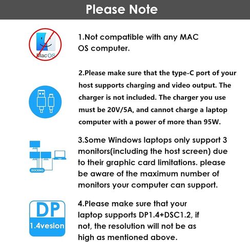 WAVLINK Laptop Docking Station, Quad Monitors, Dual HDMI, DisplayPort, VGA in Kuwait