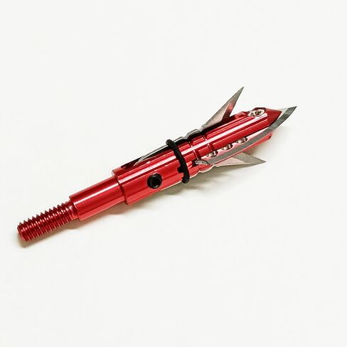 12pcs Hunting Broadheads 85 Grain Archery Broadheads 3-Blade Hunting Hybrid Mechanical Archery Tip 1.7" Cutting Dia for Compound, Recurve Bow & Crossbow in Kuwait