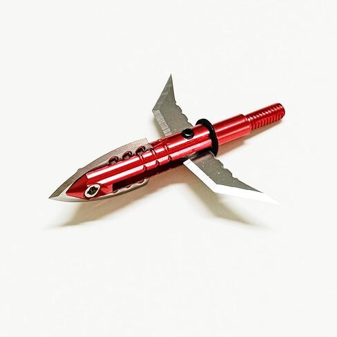 12pcs Hunting Broadheads 85 Grain Archery Broadheads 3-Blade Hunting Hybrid Mechanical Archery Tip 1.7" Cutting Dia for Compound, Recurve Bow & Crossbow in Kuwait