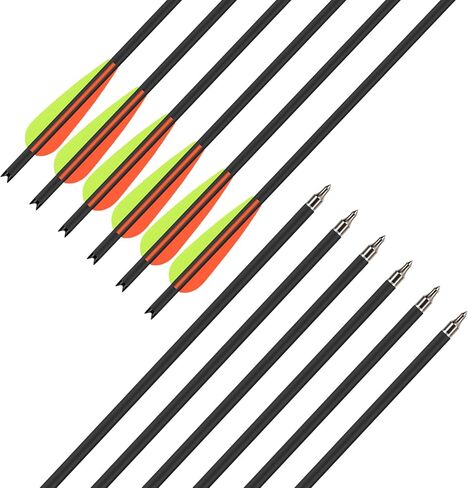 18Pcs 22 Inch Crossbow Bolt Hunting Carbon Arrows in Kuwait