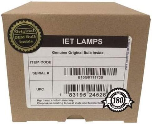 IET Lamps Genuine OEM Replacement Lamp for Epson BrightLink 685Wi, BrightLink 695Wi Projector (OEM Bulb Inside) in Kuwait