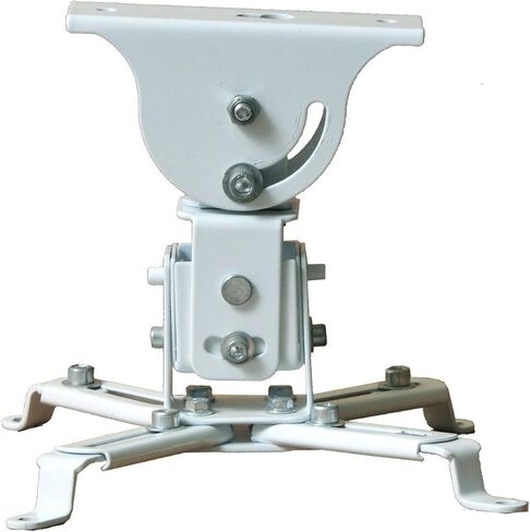 VideoSecu Swivel Tilt Universal Projector Ceiling Mount Bracket Fits Flat and Vaulted Ceiling with 26.7" Extension Pole up to 44 lbs (20 kgs) Load Capacity PJ2W 1CA in Kuwait
