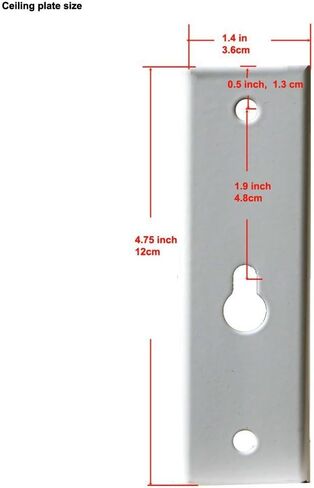 VideoSecu Swivel Tilt Universal Projector Ceiling Mount Bracket Fits Flat and Vaulted Ceiling with 26.7" Extension Pole up to 44 lbs (20 kgs) Load Capacity PJ2W 1CA in Kuwait