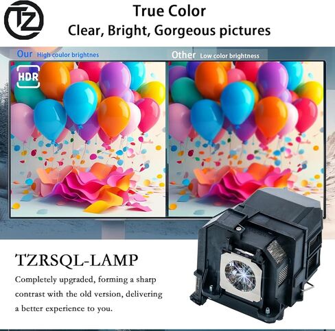 A+ Quality for Epson ELPLP90 Epson EB-670 EB-675W EB-675Wi PowerLite 675W EB670 EB675W EB675Wi 675W V13H010L90 Replacement Projector Lamp Bulb with Housing in Kuwait