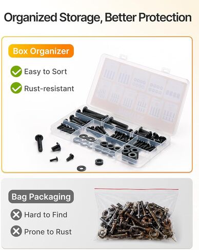 monTEK Universal TV Mounting Hardware Kit with M4, M5, M6, M8 Screws in Kuwait