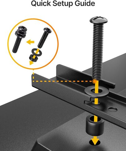 monTEK Universal TV Mounting Hardware Kit with M4, M5, M6, M8 Screws in Kuwait