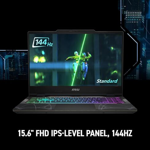 msi Cyborg A15 AI 15.6" FHD 144Hz Thin & Light Gaming Laptop – Ryzen 7 260, GeForce RTX 5050, 16GB DDR5, 1TB SSD, Portable Design, Wi-Fi 6E, Windows 11 B2HWEKG-074US in Kuwait