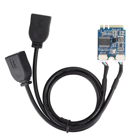 M.2 NGFF to USB Riser Card, Double Port USB2.0 Interface Expansion Card Cable Adapter, for Motherboard or Notebook, WinXP/Vista Compatible in Kuwait