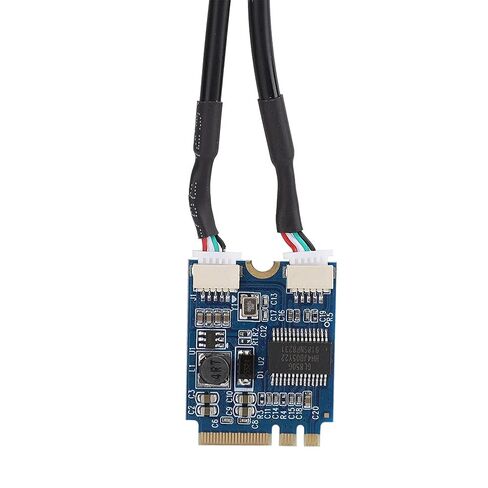 M.2 NGFF to USB Riser Card, Double Port USB2.0 Interface Expansion Card Cable Adapter, for Motherboard or Notebook, WinXP/Vista Compatible in Kuwait