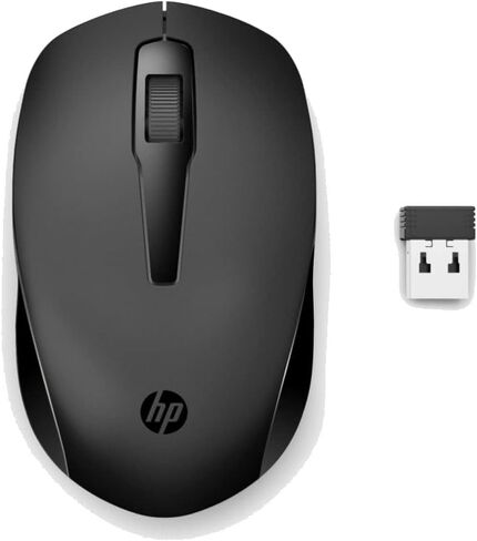 HP 150 Wireless Mouse, 3-Button with Dual Control Scroll Wheel 1600 DPI Optical Sensor with Ergonomic Design for All-Day Comfort for Lefty or Righty Use (2S9L1AA#ABL) in Kuwait