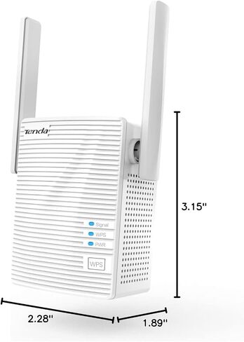 Tenda WiFi Extender, Strong AC1200 WiFi Range Extender with Ethernet Port, WiFi Signal Booster Covers Up to 1300 Sq.ft and 20 Devices, Dual-Band and Double-Antennas WiFi Repeater(A18) in Kuwait