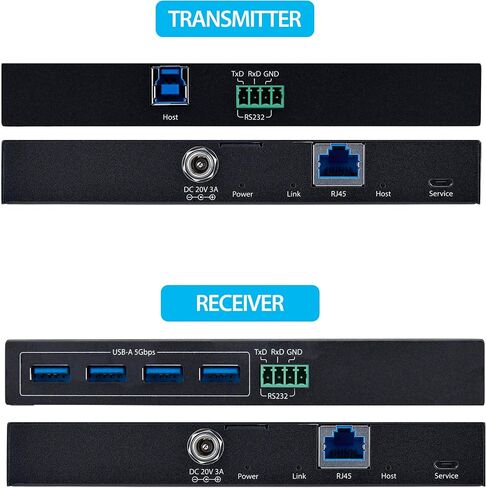 StarTech 4-Port USB 3.0 Extender Over to 330ft Cat6a Cat7 Cat8 RJ45 Cable in Kuwait