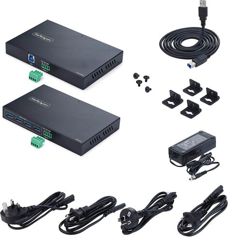 StarTech 4-Port USB 3.0 Extender Over to 330ft Cat6a Cat7 Cat8 RJ45 Cable in Kuwait