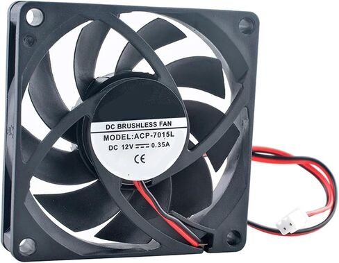 ACP-7015L 7cm 70mm Fan 70x70x15mm DC12V 0.35A 2pin 3800rpm High Speed Cooling for Chassis Power Charger in Kuwait