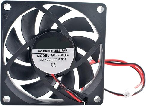 ACP-7015L 7cm 70mm Fan 70x70x15mm DC12V 0.35A 2pin 3800rpm High Speed Cooling for Chassis Power Charger in Kuwait