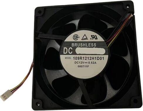 109R1212H1D01 Fan 12V 0.52A 120×120×38mm 3wire 12cm in Kuwait