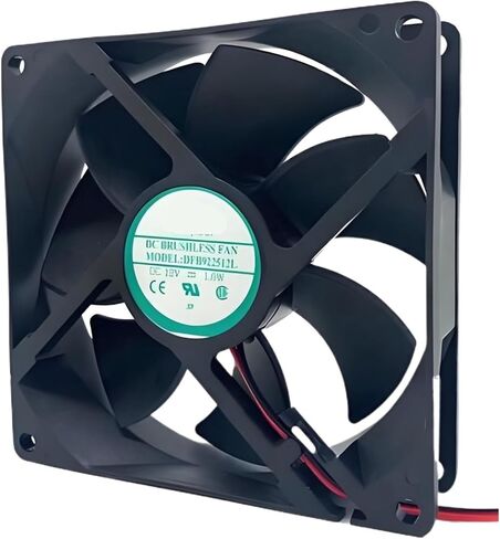 DFB922512L 92mm 92x92x25mm DC12V 1.6W 2 Wires Cooling Fan in Kuwait