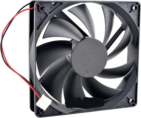 F121225SL 12cm 120mm Cooling Fan 120x120x25mm DC12V 0.20A 2lines 1200rpm Quiet in Kuwait