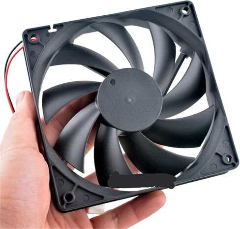 F121225SL 12cm 120mm Cooling Fan 120x120x25mm DC12V 0.20A 2lines 1200rpm Quiet in Kuwait