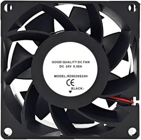 Cooler Fan RD8038S24H/B24H DC24V 0.50A 8CM Large Air Volume Chassis Cooling in Kuwait