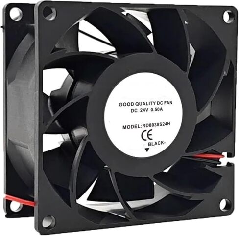 Cooler Fan RD8038S24H/B24H DC24V 0.50A 8CM Large Air Volume Chassis Cooling in Kuwait
