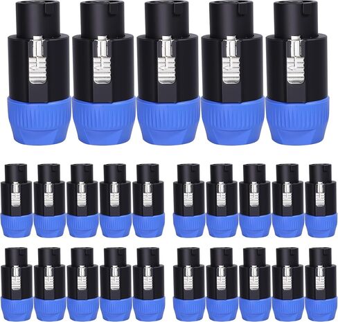 HBU 8 Pole Speakon Connector Pack of 2 Compatible NL8FC NL8FX NL8MP Adapter in Kuwait