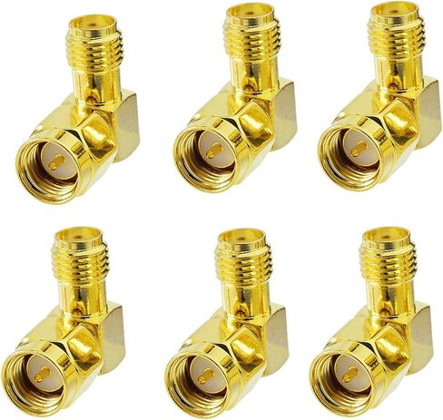 Eightwood SMA Male to Female Right Angle FPV Antenna Adapter 2-Pack in Kuwait