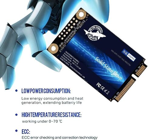SSD mSATA 64GB Dogfish Internal Solid State Drive High Performance Hard Drive for Desktop Laptop SATA III 6Gb/s Mini ssd (64GB Msata) in Kuwait