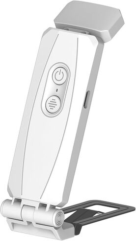 Karlak USB Rechargeable Clipon Reading Light for Books in Bed Adjustable Brightness for Book Lovers (White) in Kuwait