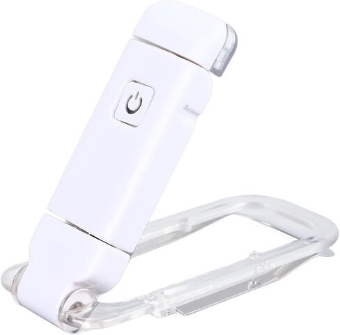 Book Lamp with Clamp/Holder, Flexible Rotating Multi-Speed Dimming USB Rechargeable Bookmark Lamp for Study Room in Kuwait