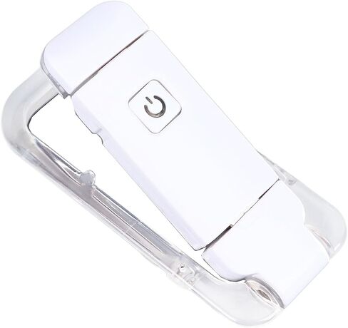 Book Lamp with Clamp/Holder, Flexible Rotating Multi-Speed Dimming USB Rechargeable Bookmark Lamp for Study Room in Kuwait