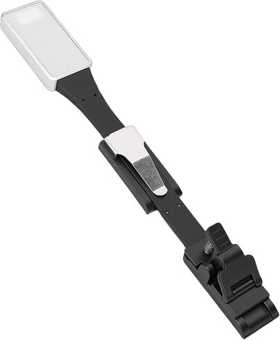 Rechargeable LED Eye Care Lamp, 360° Flexible Clip Reading Light for Work, Travel and Camping (Magnetic Double Pins) in Kuwait