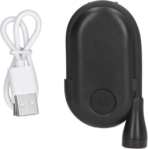 USB Rechargeable Reading Light, Adjustable Brightness Night Reading Light, 3 Colour Levels for Travelers, PVC Black, 1 Piece (White) in Kuwait