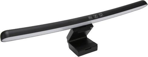 Computer Screen Light, Curved PC Screen Light Bar Space Saving Touch Control 3 Color Temperature Stepless Dimming for Home in Kuwait