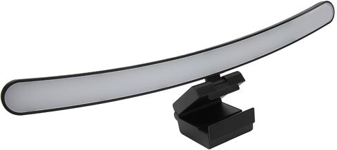 Computer Screen Light, Curved PC Screen Light Bar Space Saving Touch Control 3 Color Temperature Stepless Dimming for Home in Kuwait