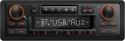 Single Din Retro Bluetooth Radio: European Style Stereo for Classic Cars in Kuwait