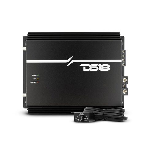 DS18 EXL-P1500X1D Korean 1-Channel Monoblock Subwoofer Car Audio Amplifier Competition Grade Class D MOSFET Amp 1500 Watts Rms - Remote BASS Knob Included (Renewed) in Kuwait