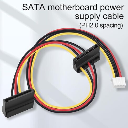 PH2.0 4Pin Male to SATA 15Pin Female Power Cable 35cm for ITX Motherboard HDD SSD DVD-ROM in Kuwait