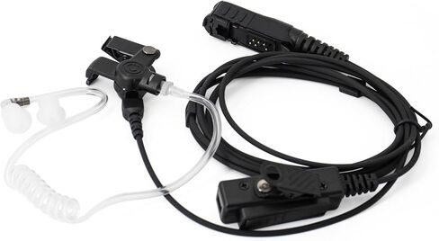 1PC XPR3300e XPR3500e Earpiece Fit for Motorola XPR3300 XPR3500 XPR 3300 XPR 3500 XPR 3300e XPR 3500e DP2400 DEP550 MTP3150 XiR P6600 Radio, Acoustic Tube Headset with PTT Mic in Kuwait