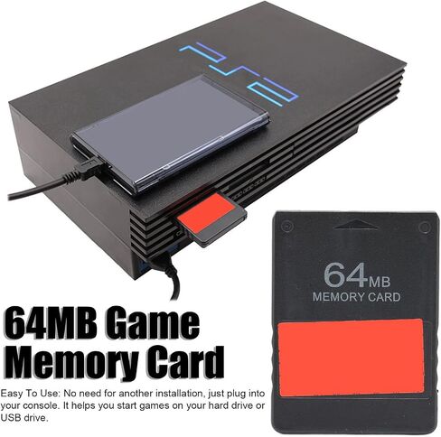 Game Memory Card Memory Card for PS2 64MB High Speed Game Memory Card for FMCB V1.966 USB Games for PS2 in Kuwait