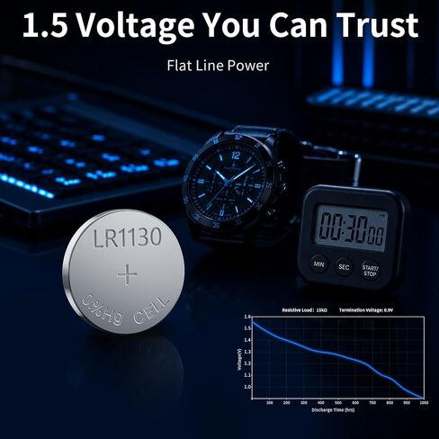 AG10 LR1130 Batterites 1.5V 12 Pack,189 390 for Watches Calculators in Kuwait