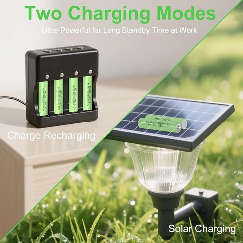 PKCELL 8 Pack Rechargeable AAA Batteries, 1.2V 300mAh NiMH High-Performance Triple A Batteries, Long-Lasting and Pre-Charged Battery for Garden Solar Light Lamp, Flashlights, TV Remotes in Kuwait