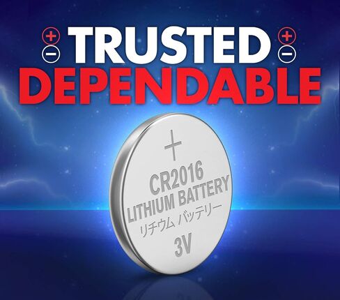 Powermax ACDelco 6-Count CR2016 Batteries, Lithium 3V Coin Cell Button Battery Pack for Watch and Small Electronics, 5 Year Shelf Life in Kuwait