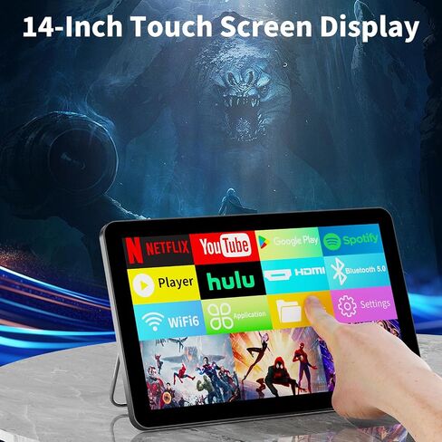 Portable TV,Mini TV with 14 inch Touchscreen,for Home Kitchen RVs in Kuwait