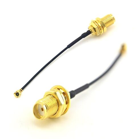 onelinkmore U.FL to SMA Female Pigtail Cable 5cm 2-Pack — IPX MHF1 1.13mm Mini Coax for Mini PCIe WiFi Card, T-Mobile Gateway, FPV Drone, Meshtastic, LoRa, GPS Module Antenna Extension in Kuwait