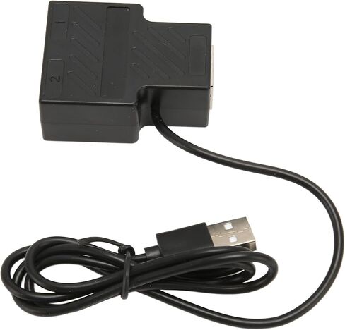 RJ45 Splitter Adapter 1 to 2, 100Mbps Ethernet Splitter Plug and Play LAN Network Connector for Cat5 Cat5e Cat6 Cat7 Cat8 Cables, Internet Splitter for Computers TV Boxes Routers in Kuwait